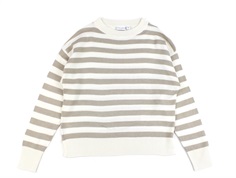 Name It pure cashmere striped loose knit blouse